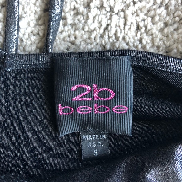 Bebe Metallic dress size Small - Picture 2 of 2